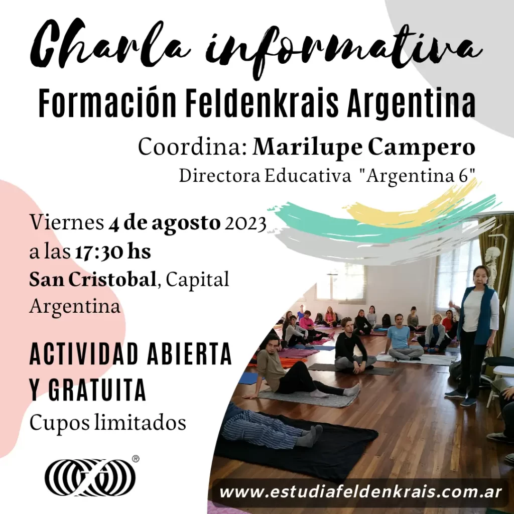 Charla informativa sobre la Fromación Feldenkrais 2024-2027