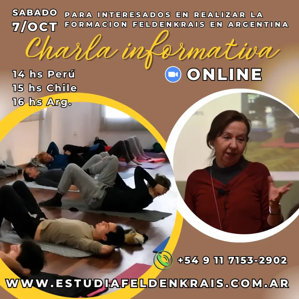 Charla informativa Online sobre la 6ta Formación Feldenkrais Argentina